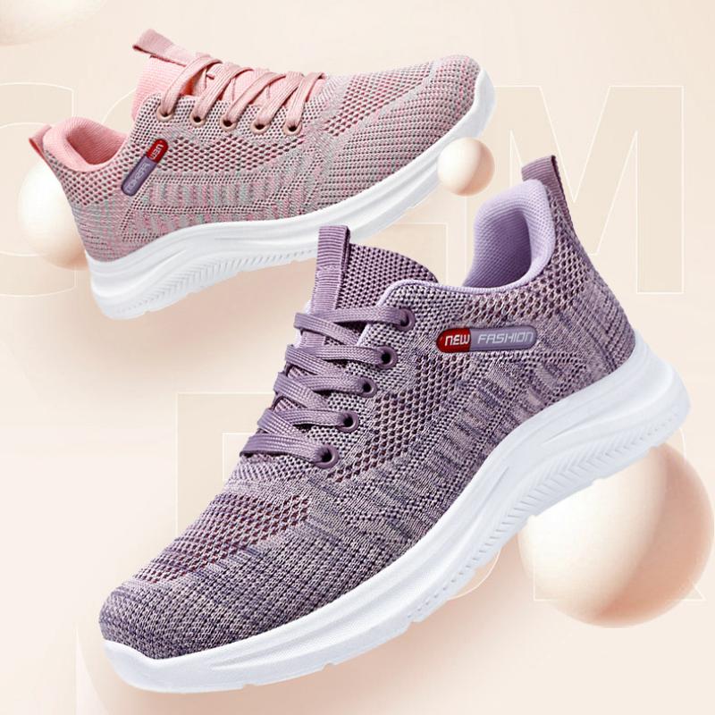 Summer Flying Mesh Shoes Soft Sole Casual Women's Sports Shoes