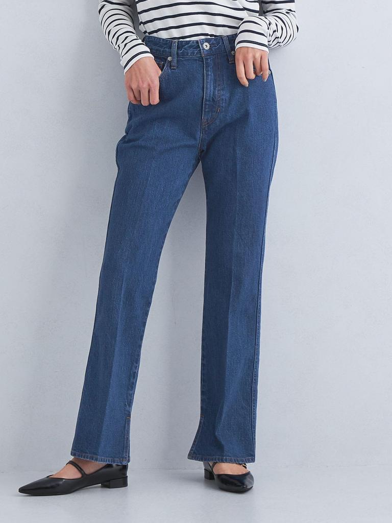 United Arrows Green Label Relaxing Women's Denim Pants, Sizes Short/Tall, 36146992631 7590, Cobalt (75), XL (42)