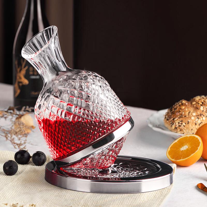 Flavinmci European Style Glass Tumbler Wine Decanter