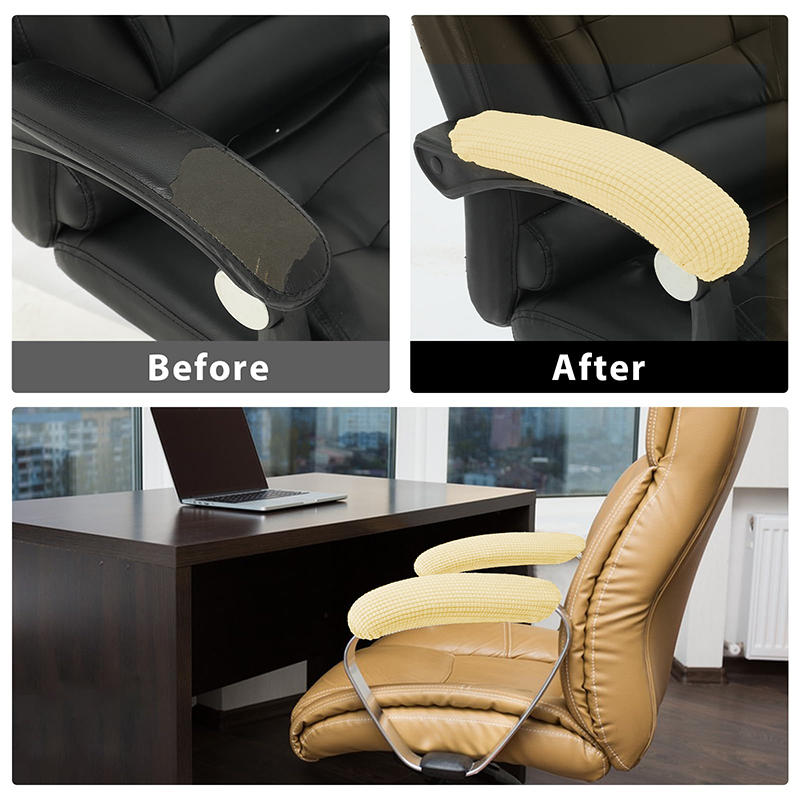 Universal Office Chair Armrest Cover Removable Elastic Washable Elastic Half Pack For Office Chair Armrest Covers