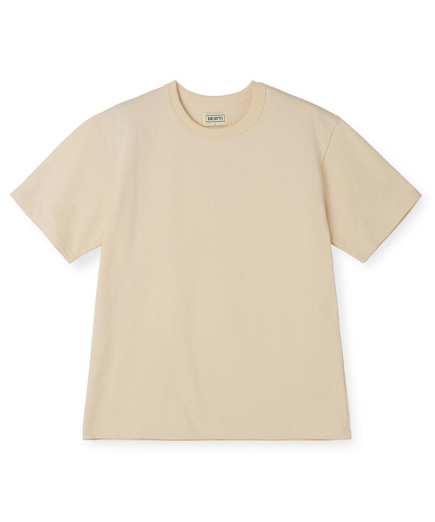 HEAVYI Heavy Weight Short Sleeve T-Shirt_Ivory