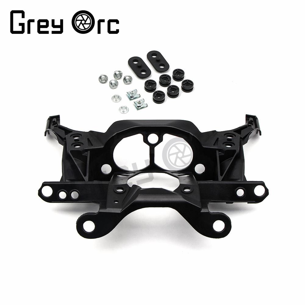 Motorcycle Black Upper Stay Cowl Headlight Bracket For YAMAHA YZF R1 2015 2016 2017 2018   Moto Fairing
