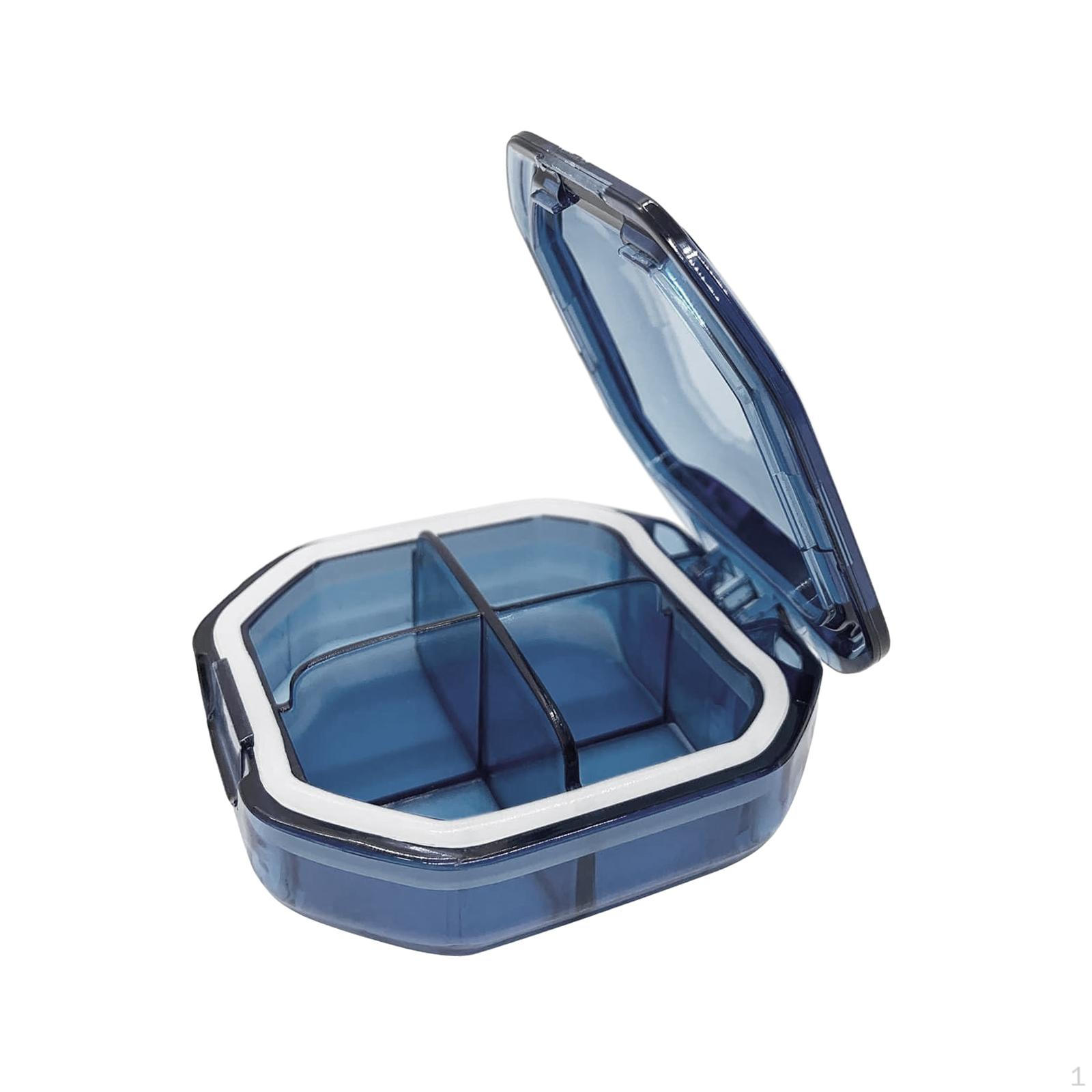 

Коробка, небольшой контейнер с отделениями, легкий, портативный, водонепроницаемый, дорожный органайзер для сумки Blue Sqaure