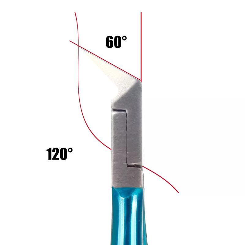 Cortador de unhas dos pés para unhas encravadas ou grossas Aparador de unhas dos pés Podólogo profissional Alicate de unhas dos pés com aço inoxidável Supe