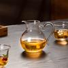 200ml Tee-Brühkännchen Glas-Teekanne mit Griff Teespender Chahai Kung Fu Tee-Set Zubehör Kaffeekanne Krug