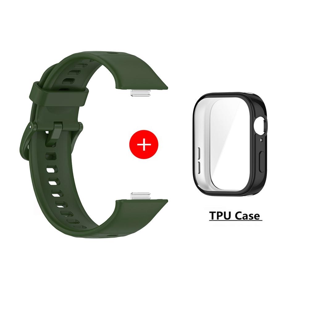 Silikonový řemínek pro hodinky Huawei Watch Fit 3 náhradní řemínek pro Huawei Watch Fit3 Řemínek s ochranným pouzdrem