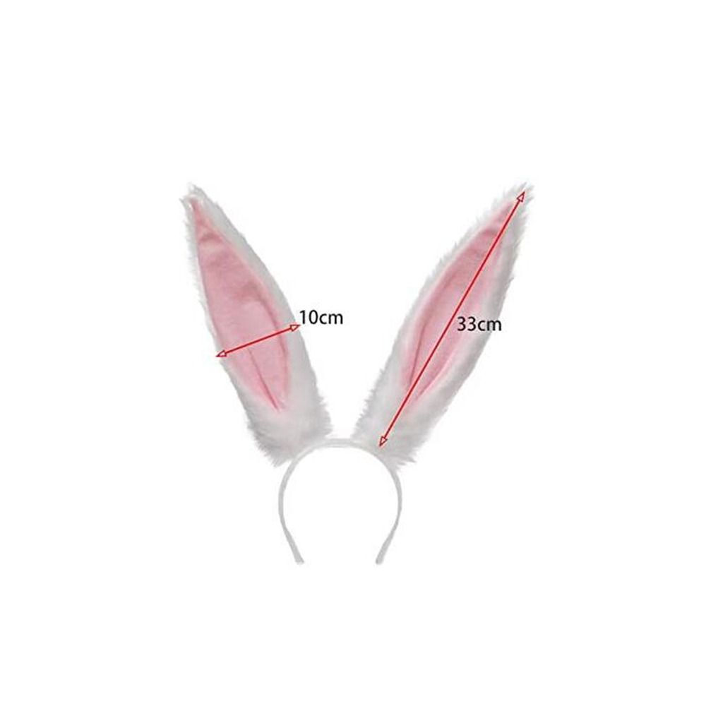 Cute Fashion Rabbit Ear Lolita Cosplay Hairband Headwear Plush Hair Hoop Girl Headband
