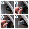 Tire Valve Stem Caps - 4 Pack Corrosion Resistant Premium Anodized Alloy Tire Air