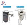 5.5*2.5mm DC Power Supply Male Plug Connector 5.5x2.1mm Female Metal Panel Mount Socket Jack DC Connectors Terminal Adapter