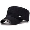 Washed Letter Flat Top Hat for Men Casual Outdoor Sunshade and Fashionable Hat