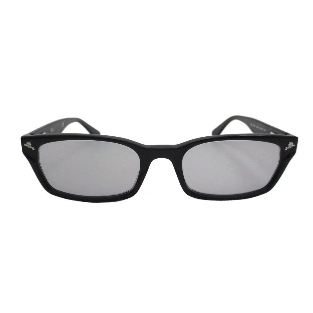 Original Color Sunglasses Asian Fit Cell Frame UV Protection Unisex Ray-Ban RX5017A-2000 (52) (Smoke 50)