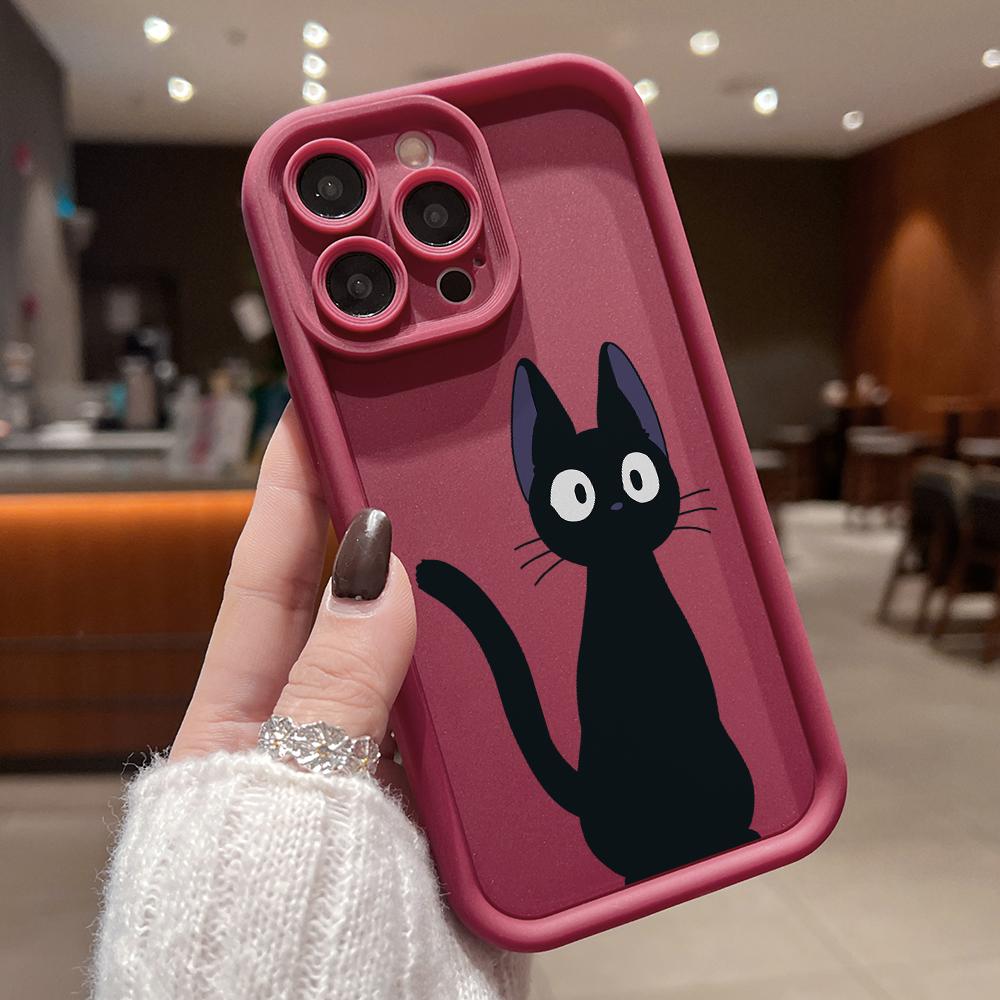 Anime Kikis Cat Phone Case for Xiaomi Redmi Note 14 13 12 12S 11 11S 10 9 Pro Plus A5 A3 14C 13C 12C 10C 9C 4G 5G Soft Cover
