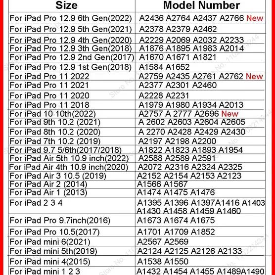 Smart Case for IPad A19 12th A16 11th 7/8/9th 10.2 IPad Air 8 11 13 M4 Pro 11 12.9 13 9.7 Cover IPad Air 5 10th 10.9 Mini 1234567 Funda