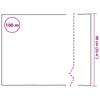 Window Films 5 pcs Matte 3D Rainbow Pattern PVC