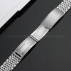 18mm 19mm 20mm Stainless Steel Watch Bracelet for Omega Seamaster for Speedmaster Men's Silver Gold Curved End Metal Watch Strap