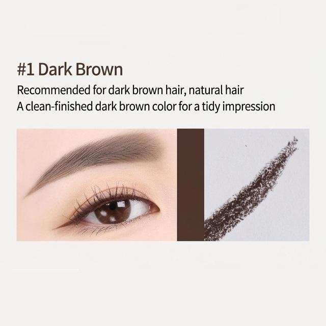 Innisfree Simple Label Lasting Pencil Eyebrow Natural Brow Makeup 0.15g (Dark Brown / Natural Brown / Light Brown / Ash Brown) Dark Brown