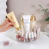 Acrylic Desktop Transparent 360° Rotating Storage Box Large Capacity Partitioning Cosmetics Storagetray Storage Tube