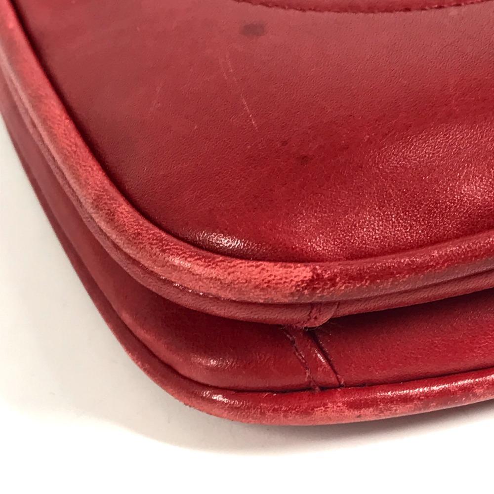 CHANEL vintage Big CC logo CC Mark Bag, belt bag, body bag Waist Pouch Red