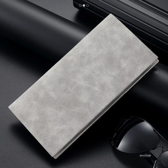 Erkek Bifold Cüzdan Çoklu Kart Yuvalı Uzun Cüzdan Kredi Kartı Tutucu Günlük veya İş Kullanımı için Kimlik Pencereli El Çantası