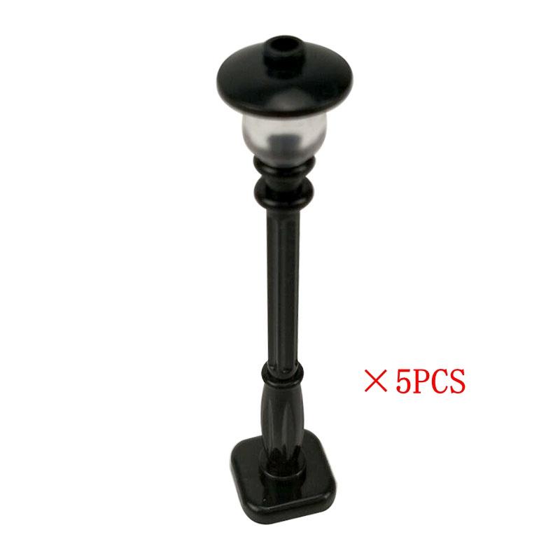 City Street View Streetlight  Signal traffic Lamp Light MOC Building Blocks Toys For Children DIY Toy
