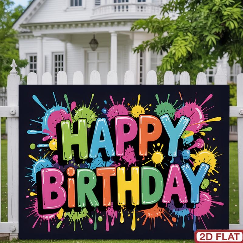Hip Hop Graffiti Backdrop Banner 1pc - Photo Booth Props
