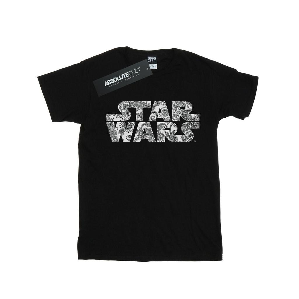 STAR WARS Mens Ornamental Logo T-Shirt