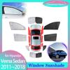 Full Cover Sunshades for Hyundai Verna Solaris I25 Accent 2011~2018 Grand Avega Sedan Rear Windshield Curtain Windows Visor Mats