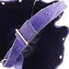 HERMES Market GM Shoulder Bag purple Suede Women Used