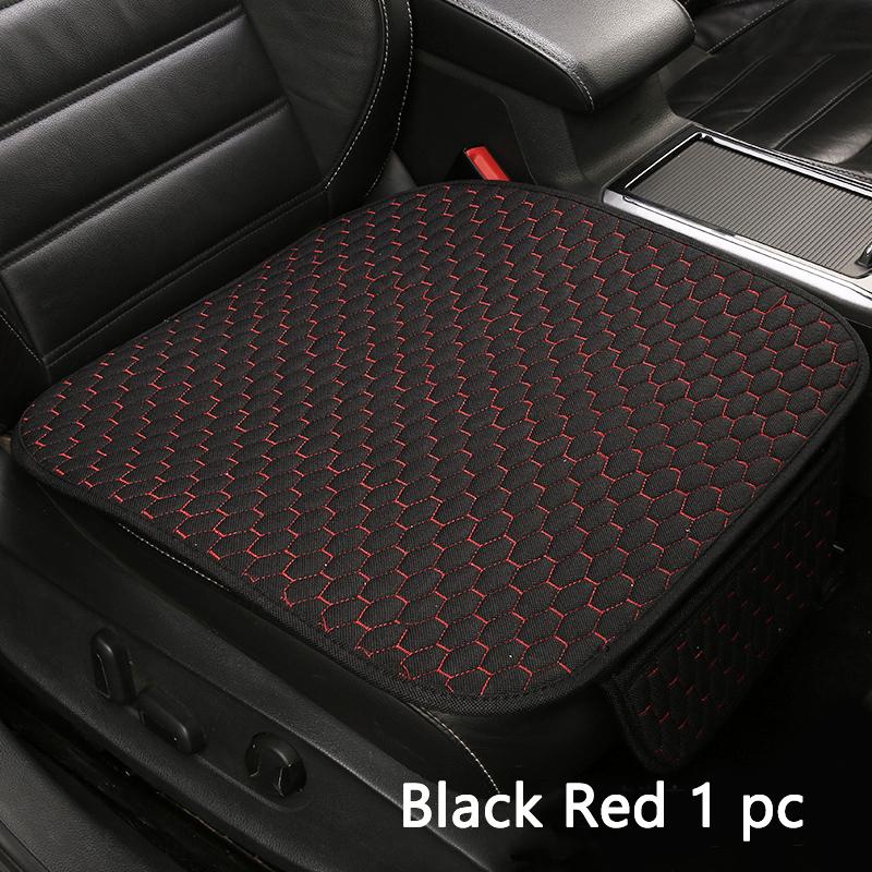 Universalgröße Leinen Autositzbezug Leinen Sitzkissen Schutzpolster Autozubehör Innenraumstyling