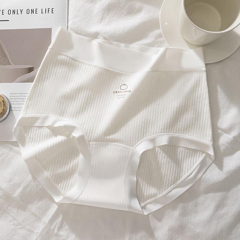 Женские весенне-осенние трусы из чистого хлопка высокой эластичности 10A антибактериальные XL белый