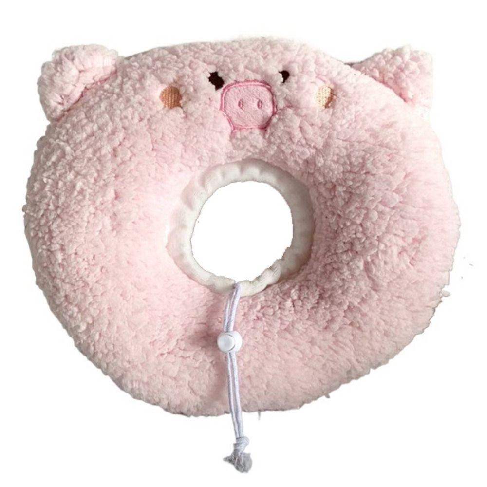 Plush Anti-Bite Surgery Wound Collar Cat Recovery Collar Neck Protective Cone Elizabeth Collar