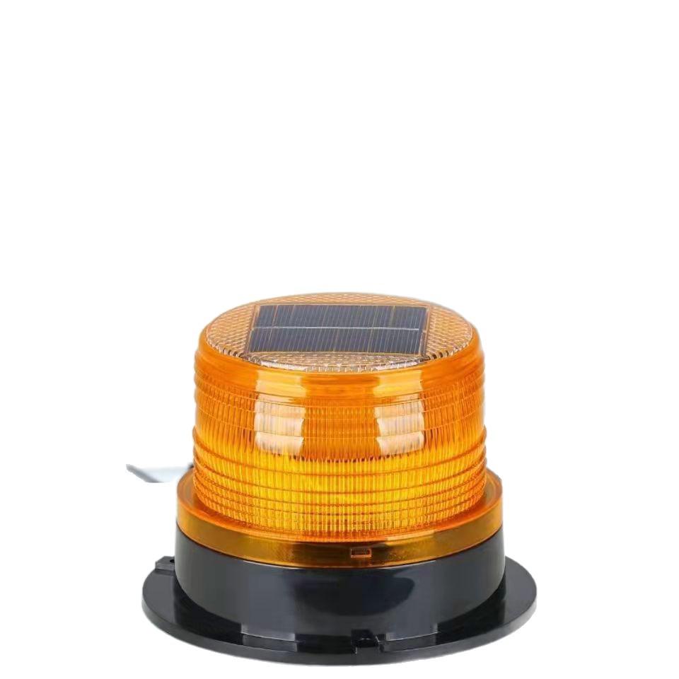 High-Model Solar Car Magnet Signal & Warning Flashlight for Engineering Vehicles