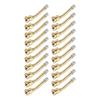 20PCS Tire Valve Stem Copper Excellent Sealing Capacity Rust Prevention For Truck Trailer RV Weeder V3 20 5