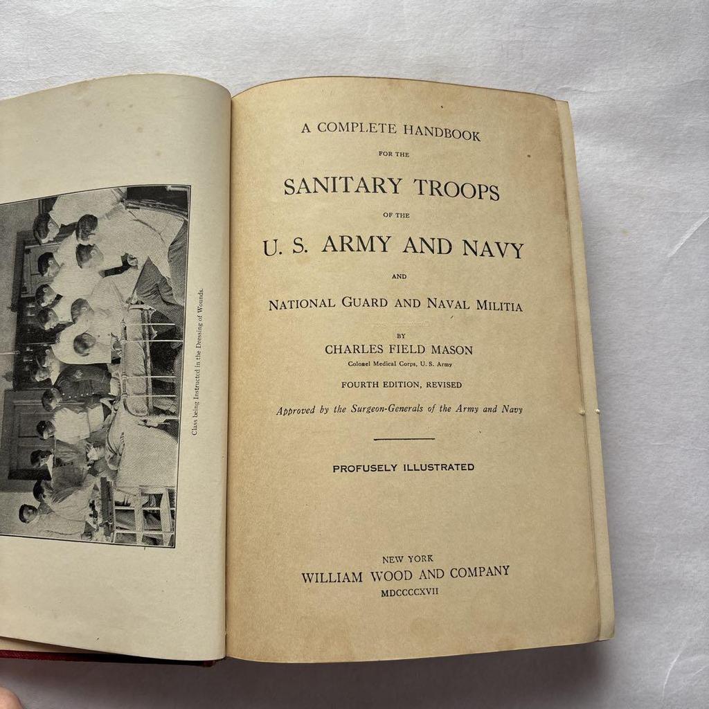 [USED] Complete Handbook for the U.S. Army, Navy Medical Corps, National Guard, and Navy Militia