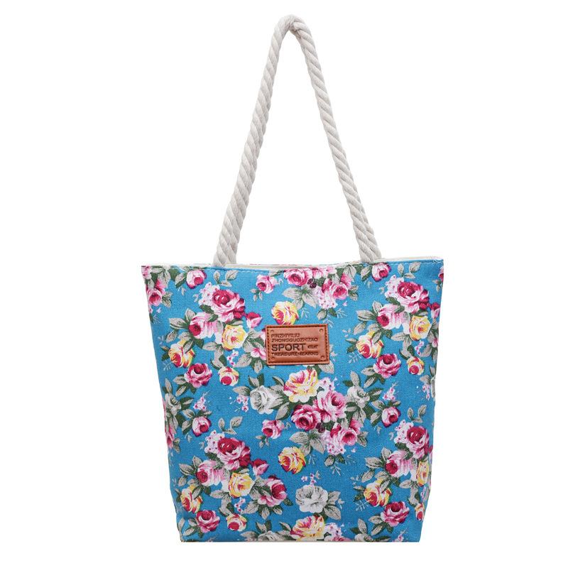 New Fresh Style Tote Bag for Women, Large Capacity Casual Shoulder Handbag, Commuter and Shopping Bag with Zipper