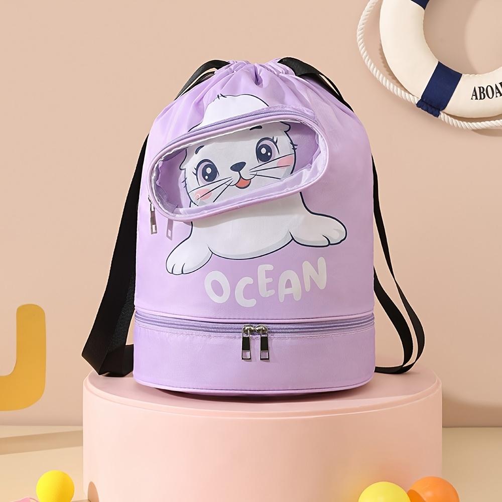 Swimming Bag with Wet And Dry Separation, Fitness Travel Backpack, Portable Bathing Bag, Large Capacity Dual-Use Backpack for Storing Swimming Gear