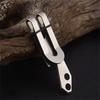 Metal Clip Stainless Steel Stainless Steel Hanging Keyhchains Cash Holder Bill Clip Money Clips