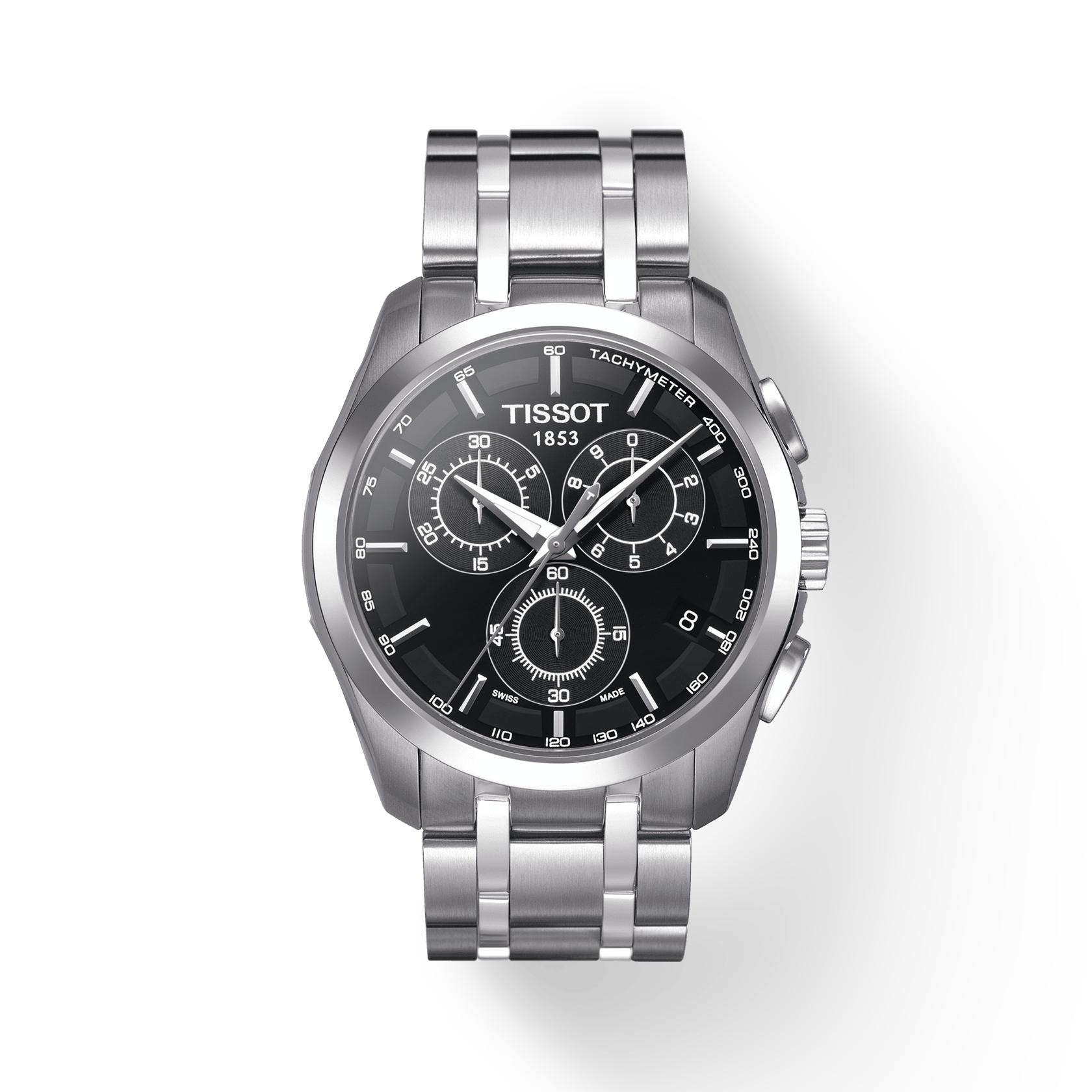 Tissot Stainless Steel black Dial Men s Fashion Watch T035.617.11.051.00 чёрный