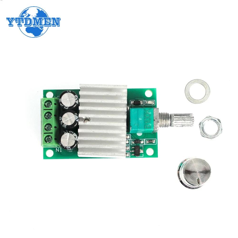 10A PWM Gleichstrommotor Drehzahlregler 12V 24V Einstellbarer Geschwindigkeitsregler Dimmer Schalter für Lüftermotor LED-Licht 12V-30V