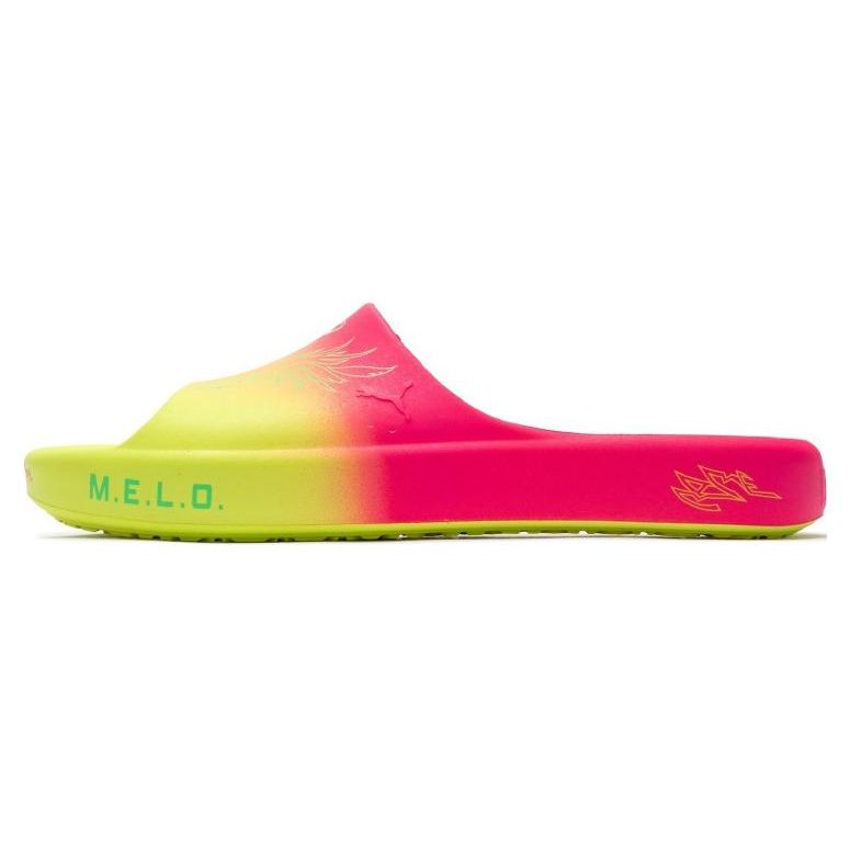 

Puma Shibui Cat Slide Rick And Morty LaMelo Ball Unisex Safety Yellow Pink Glow Elektro Green Sandals 394167-01 EU 42
