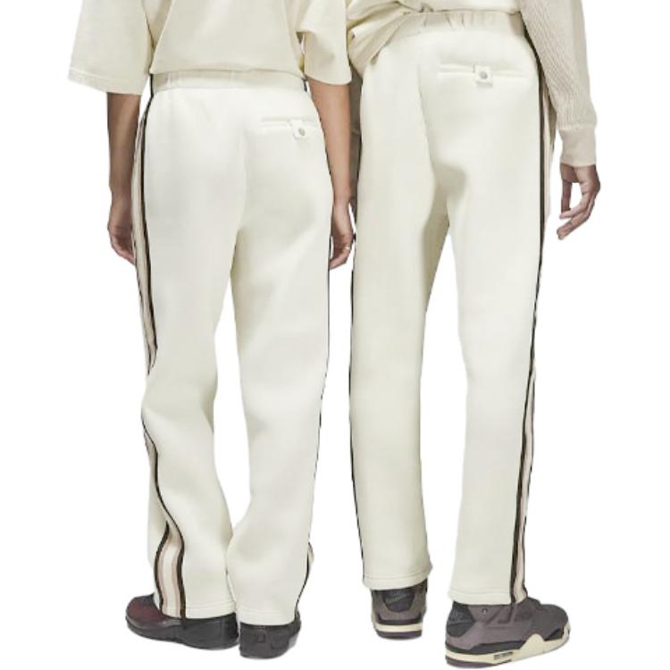 Air Jordan X A Ma Maniere Collaborazione PE23 Pantaloni Tinta Unita con Striscia Laterale Unisex Fondo Bianco Latte DV7464-113