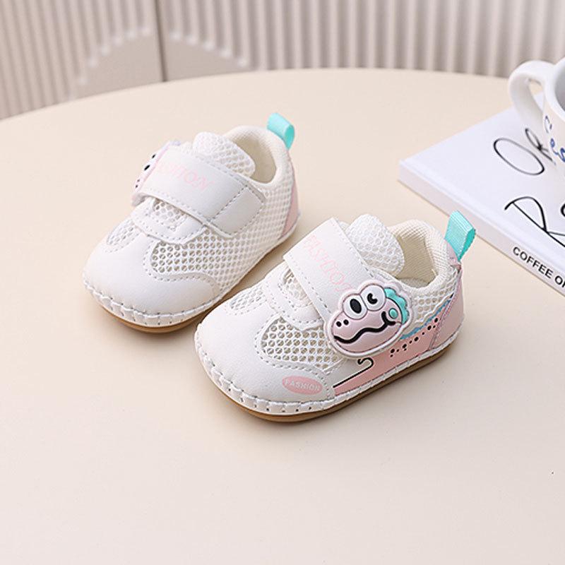 Spring 0-1 Year Old Boy Soft-soled Toddler Shoes Breathable Single Mesh Shoes 6-9 Months Female Infant Shoes