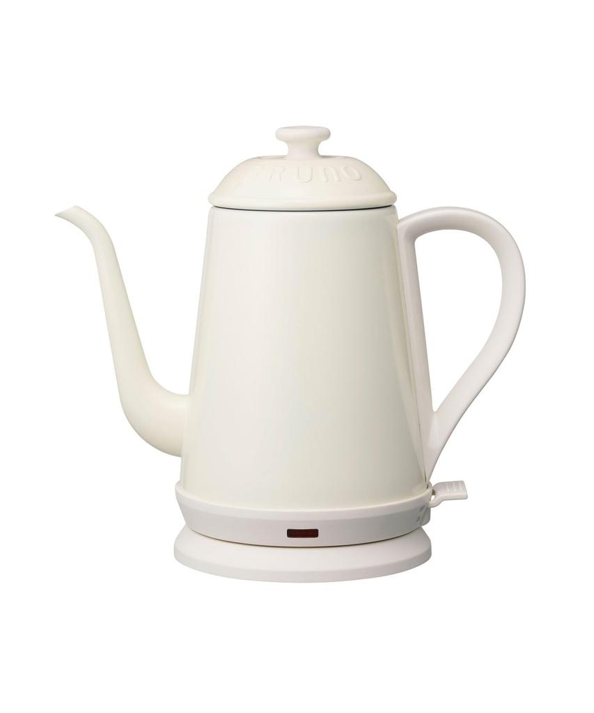 BRUNO Electric Kettle, 1.0L Capacity, Automatic Power-Off, Boil-Dry Prevention, Stainless Steel, Perfect for Single-Person Living, White, BOE072-WH