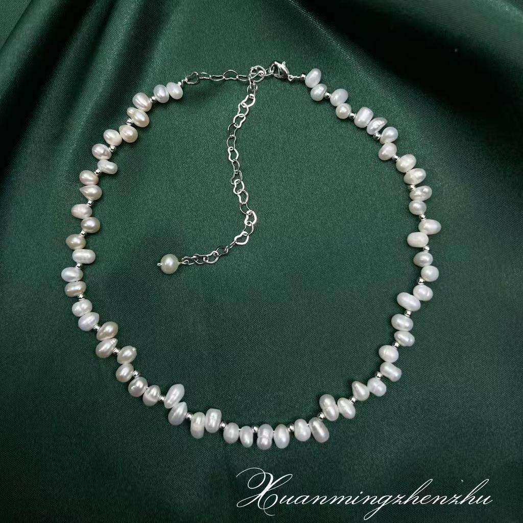 French Baroque Freshwater Pearl Choker: Stylish, High-Quality Women's Design