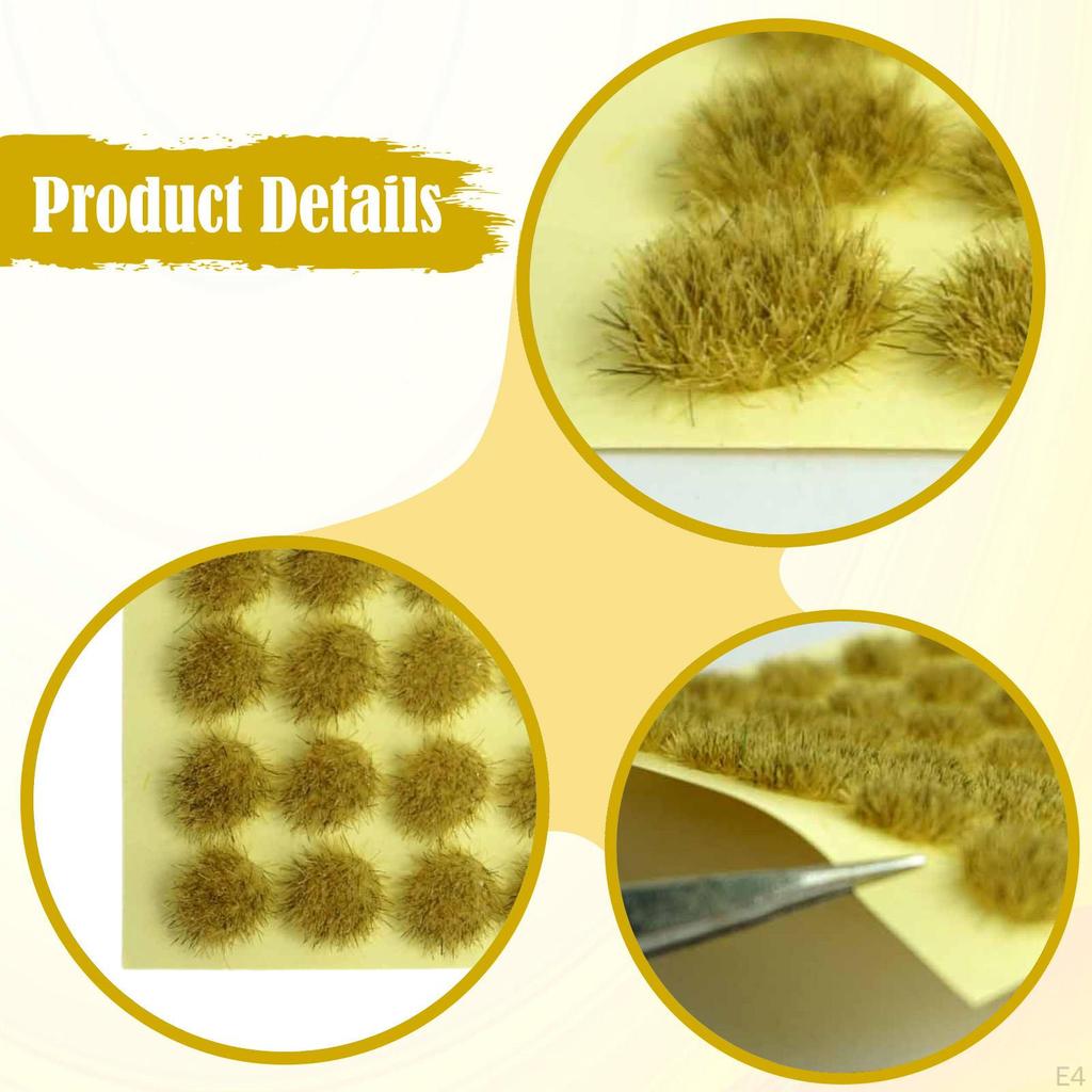Small Grass Tufts Model Mini Cluster Diorama Decoration DIY Table Terrain Prop Fairy Garden
