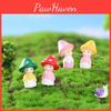 Whimsical Resin Mushroom Doll Decorations For Fairy Garden And Succulent Pot
