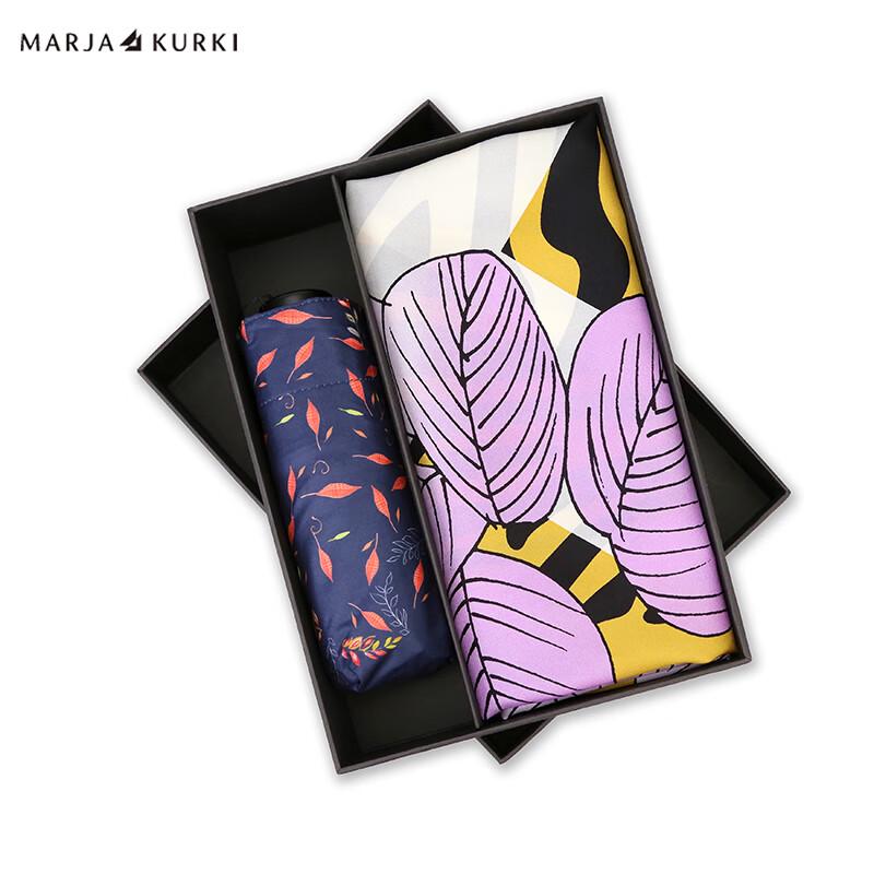 MARJA KURKI Silk Scarf & Umbrella Gift Set