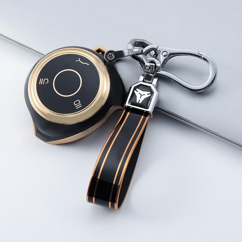 Nezha V/U Pro Car Key Case: High-End, Anti-Drop Protection with Stylish Buckle for Men and Women.