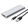 Корпус для M2 SSD Nvme USB3.1 Зовнішній накопичувач Кейс для HDD 10 Гбіт/с Бокс для PCIe SSD для Ngff Sata SSD Диск Жорсткий диск для ПК Ноутбука