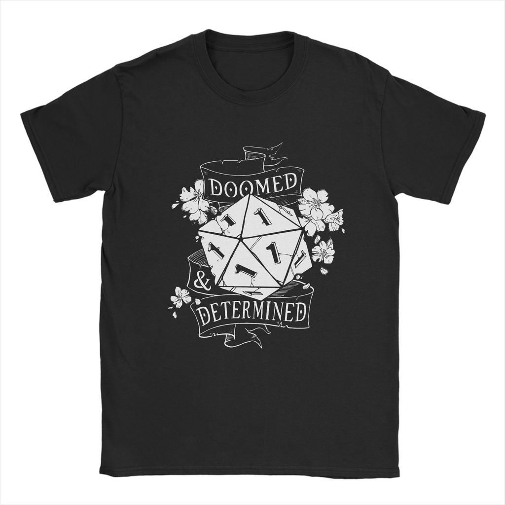 Unisex TShirt DnD Game Funny Pure Cotton Tee Shirt Short Sleeve T Shirt Crew Neck Tops Gift